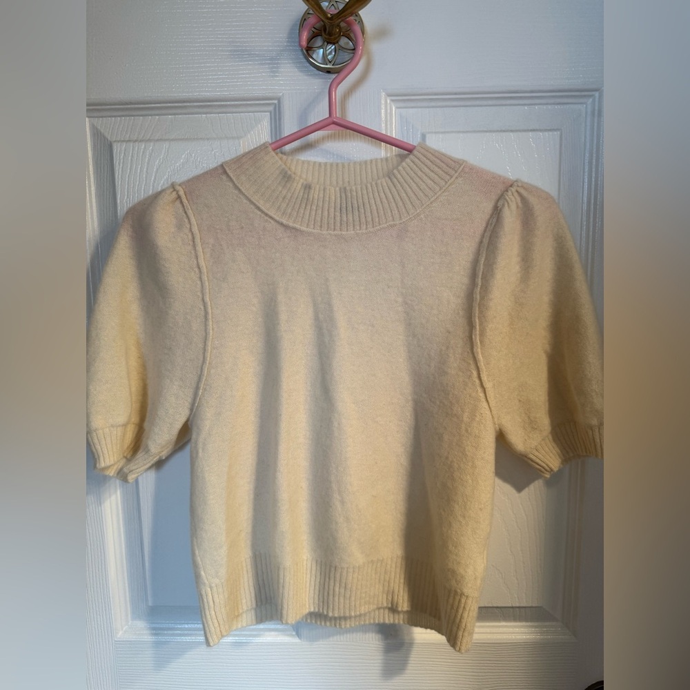 free people Staycation Cashmere Pullover. - Picture 7 of 8